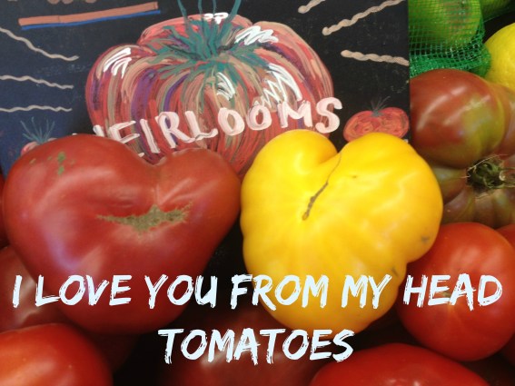 heirloom hearts. from my head tomatoes
